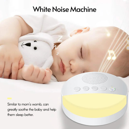 QtorDream® Baby White Noise Sleep Machine - Gentle Sounds for Sweet Sleep