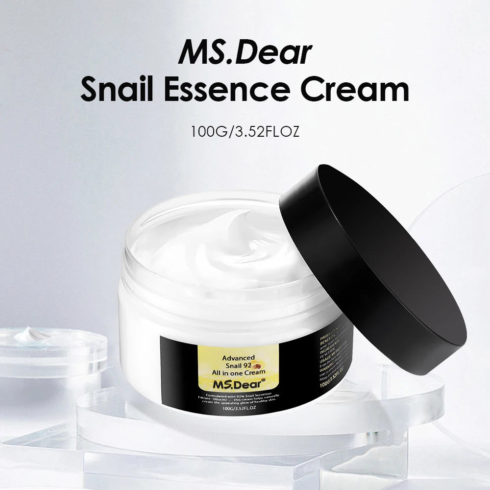 Hyaluronic Snail Cream Face Moisturizer
