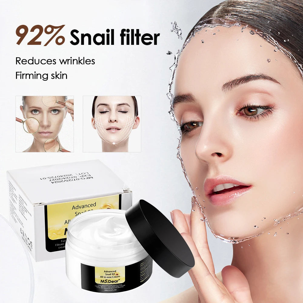 Hyaluronic Snail Cream Face Moisturizer