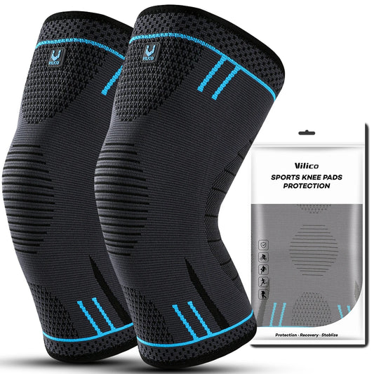 Breathable Knee Pads Brace Springs Gym Sports Protector