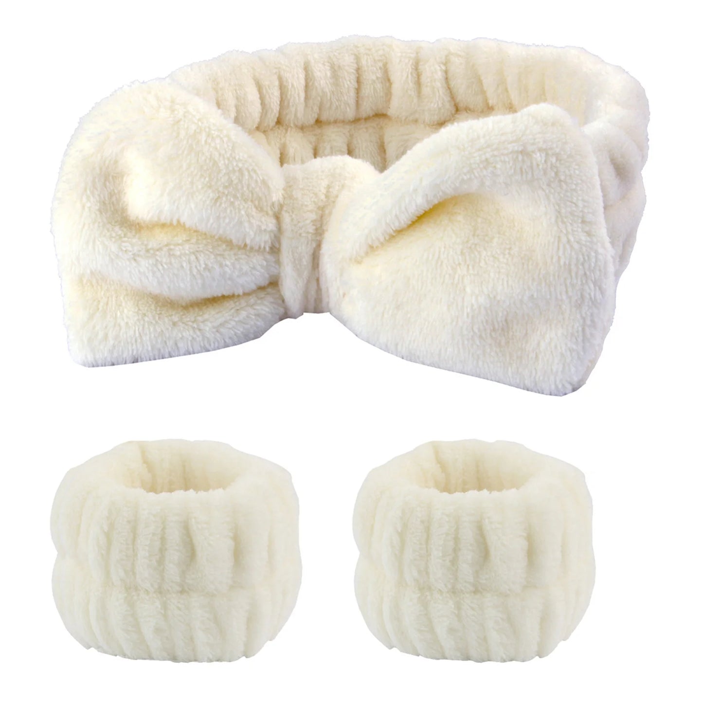 Face Wash Wristband Headband Set