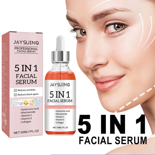 5-in-1 Vitamin Facial Serum – Firming & BrighteningC Hyaluronic Acid Face Serum