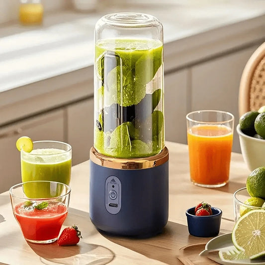 6 Blades Portable Fruit Juice Blender