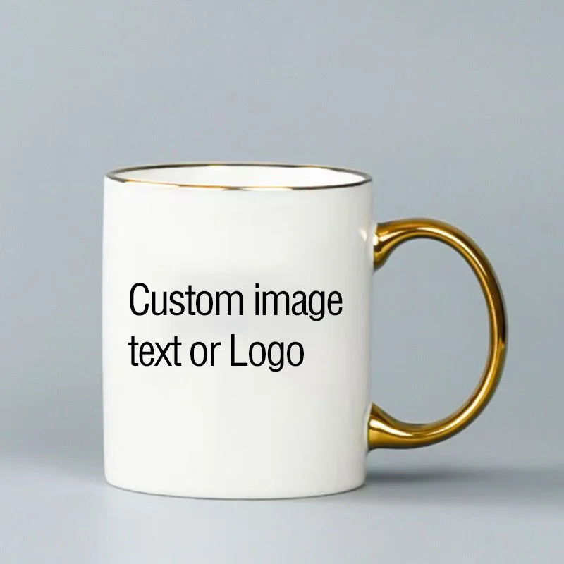 Personalized Ceramic Coffee Cup | Elegant Gift for Any Occasion