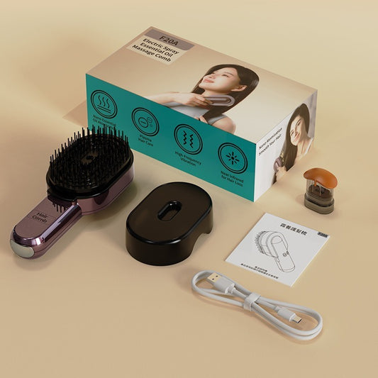 Vibration Pressing Scalp Near Infrared Light Electric Massage Comb